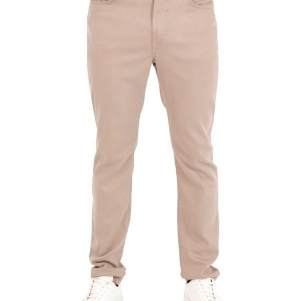 New MONFRÈRE Parisian Luxe Brando Slim-Fit Jeans pants in Mocha size 30